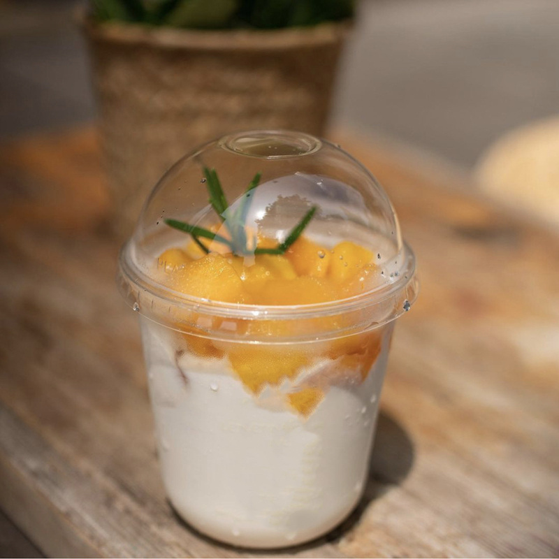 Biodegardable wholesale 5oz pla cups for yogurt