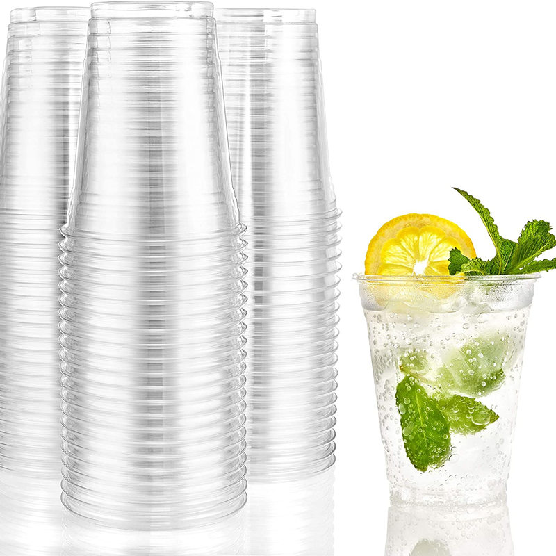 17oz wholesale disposable cold drink pla cups 