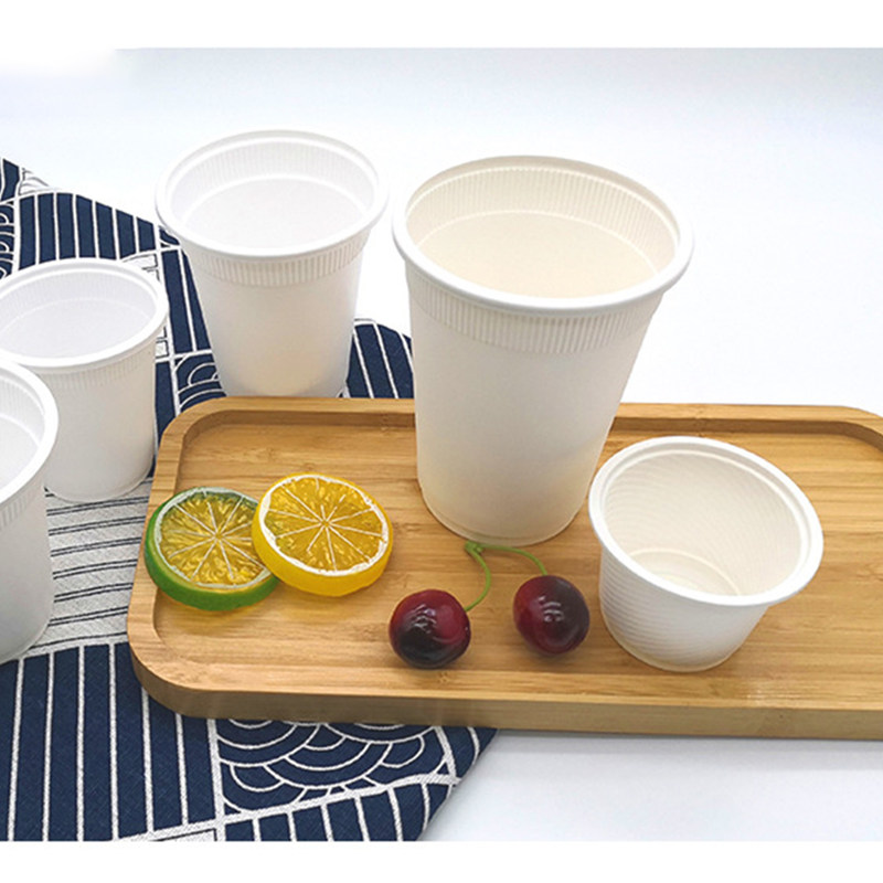 Buena calidad al por mayor eco friendly taza de almidón de maíz para beber
