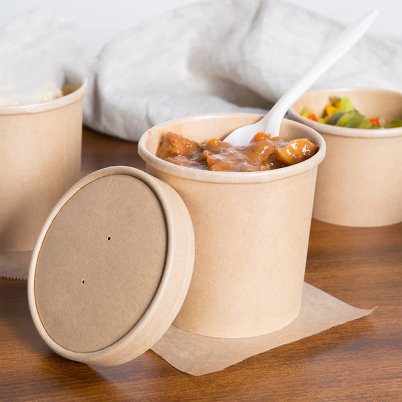 Tazas de sopa Kraft desechables de tamaño grande de 32 oz