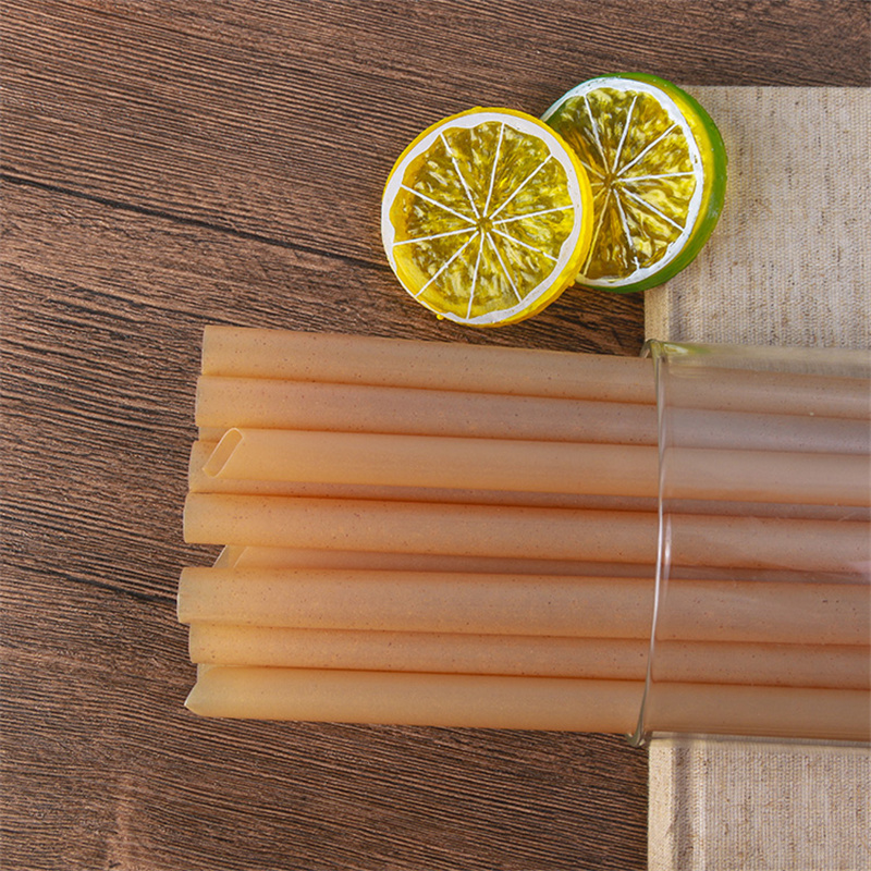  Pajitas de caña de azúcar 100% biodegradables y de origen vegetal