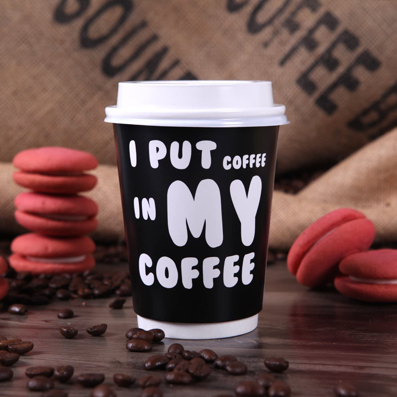 double wall 12oz paper cups